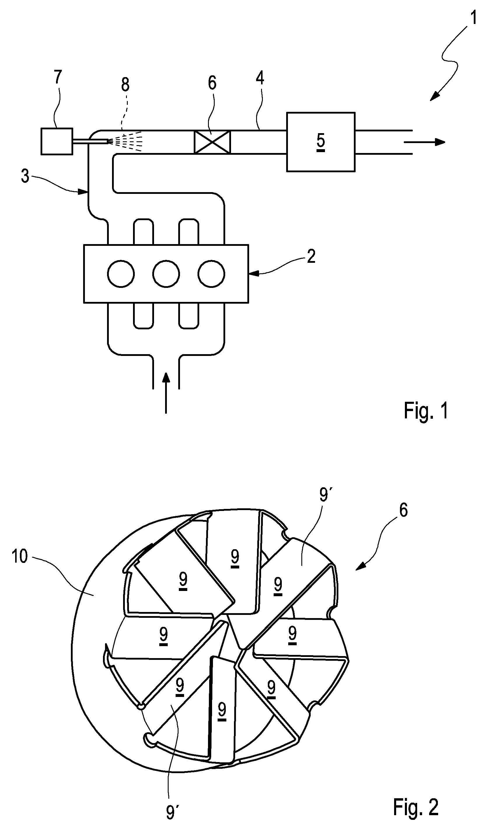 Mixer and exhaust system