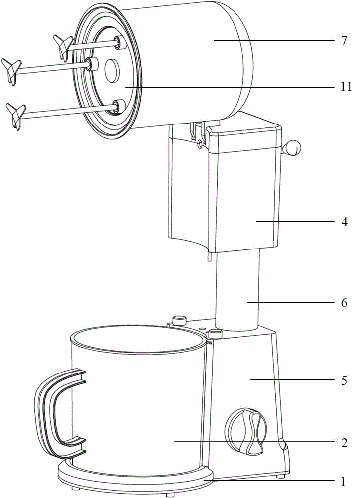 Food mixing machine