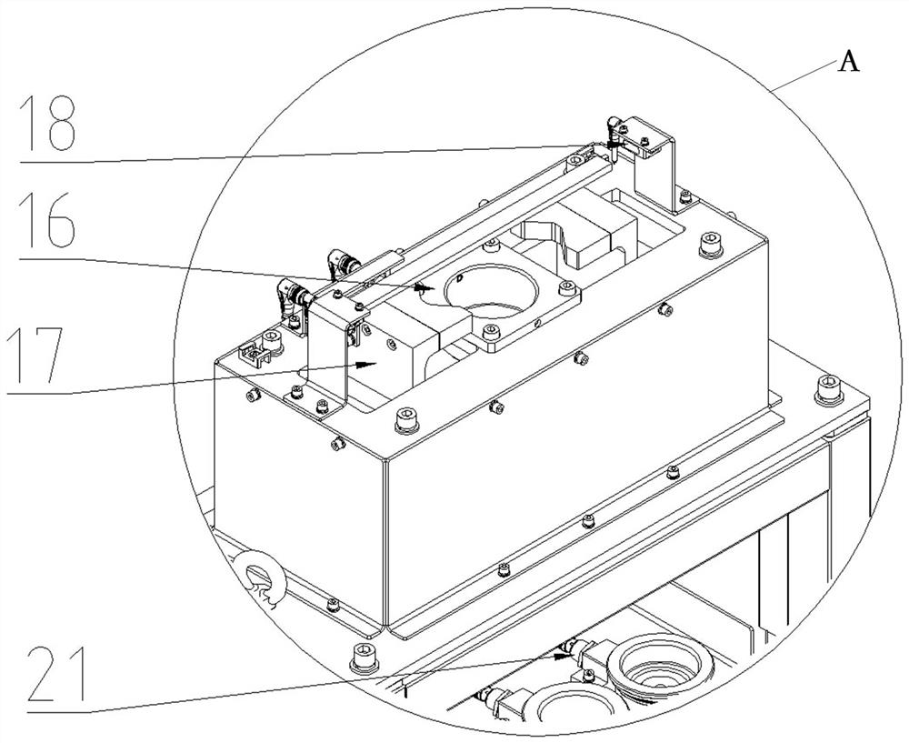 Automatic carrying system of spiral bevel gear grinding machining robot