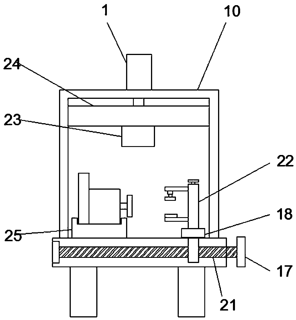 Polishing device for mechanical arm production