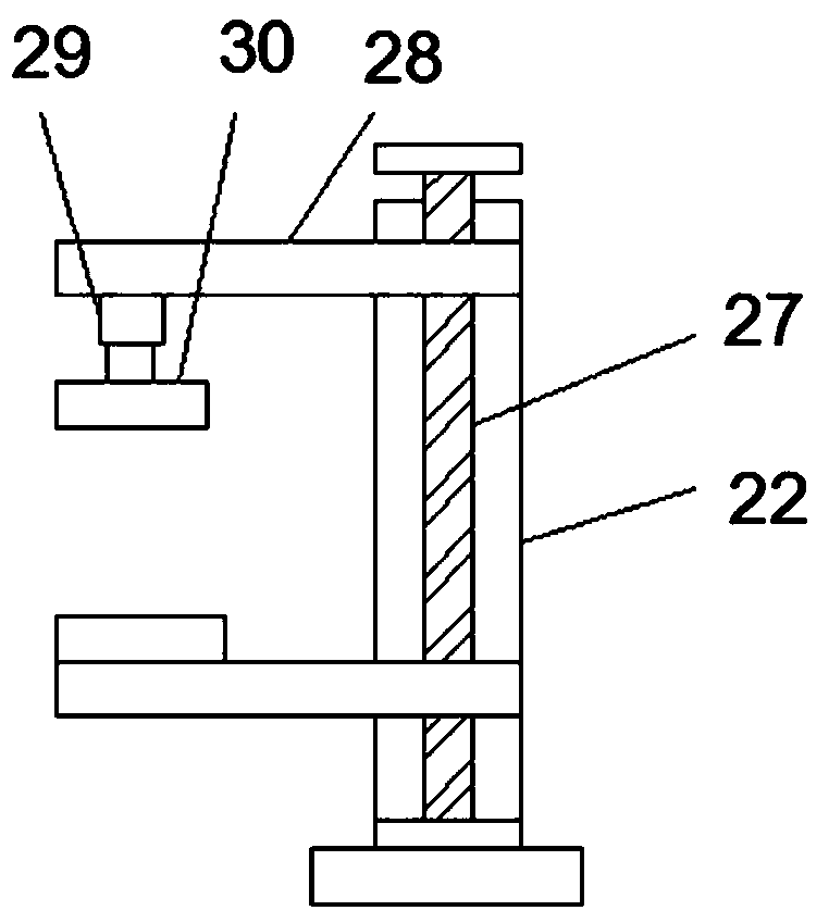 Polishing device for mechanical arm production