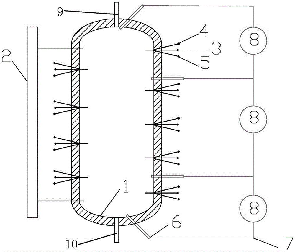 Improved structure of reactor core water compensating box simulator