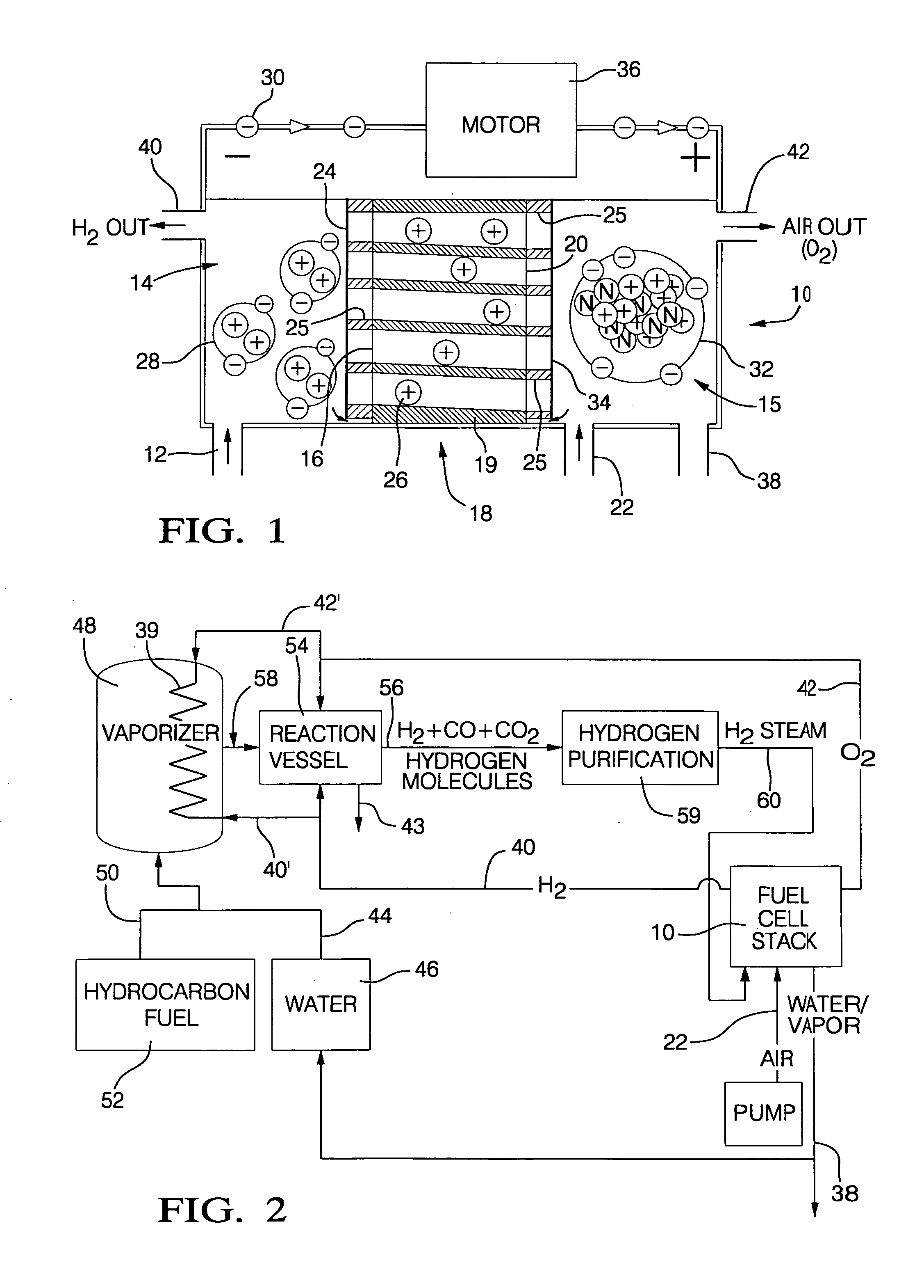 Multiple stage combustion process to maintain a controllable reformation temperature profile