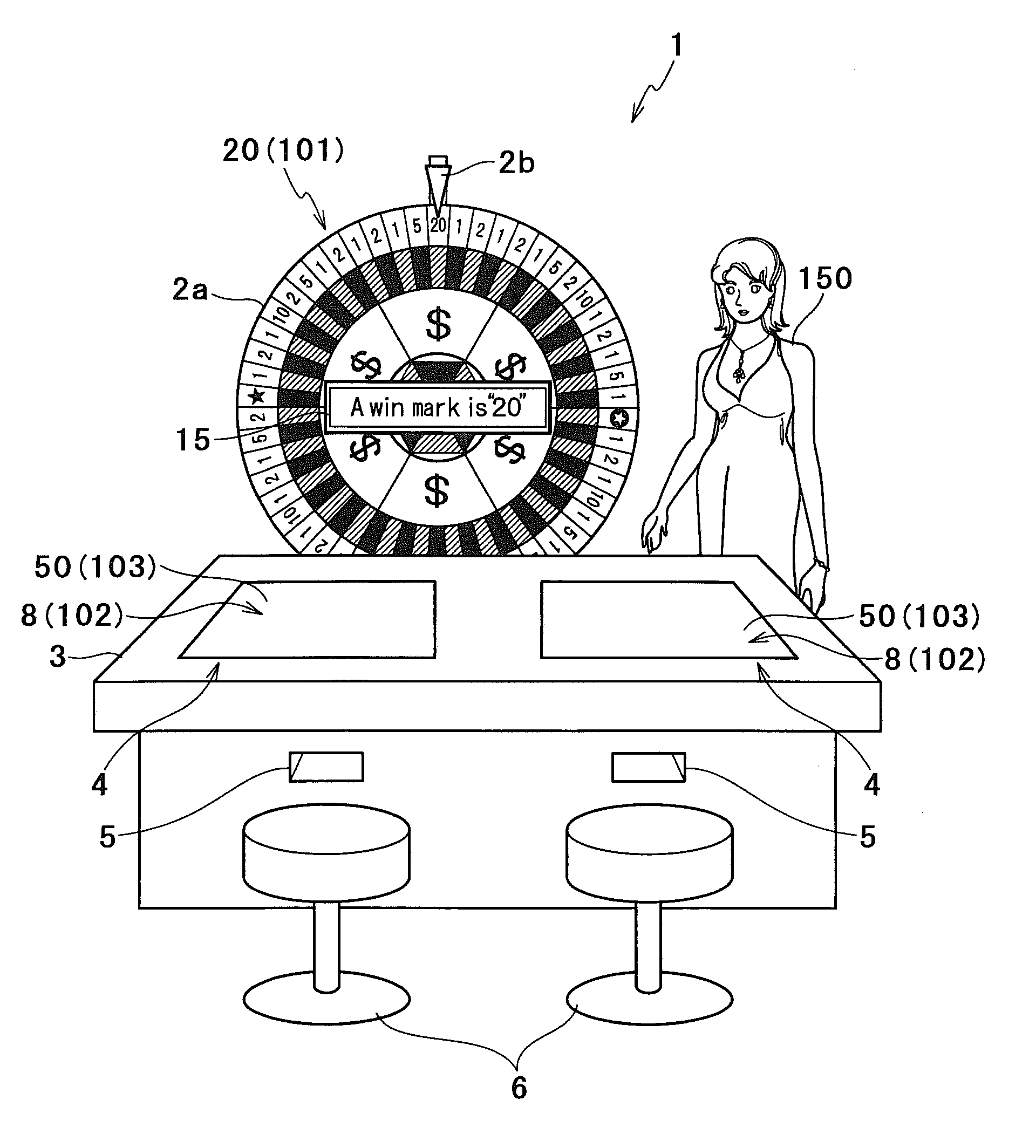 Gaming machine providing bonus based on special bet and playing method thereof