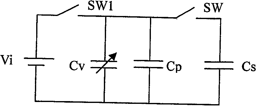 Vibration static micro generator based on liquid medium and its array