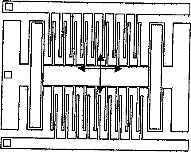 Vibration static micro generator based on liquid medium and its array