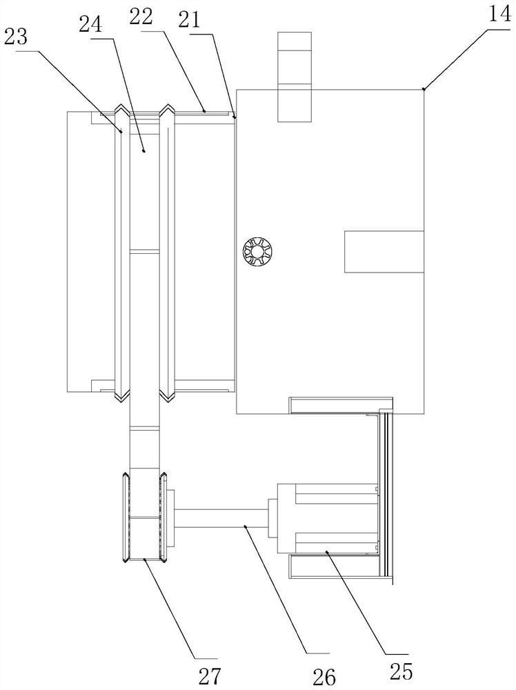 Automatic take-up device for electric power engineering