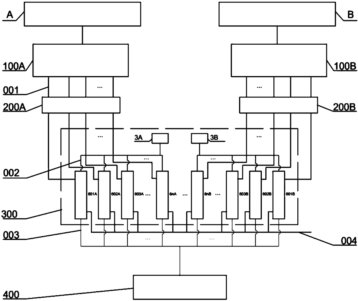 Online detection system and method for ammonia gas concentration plane distribution at outlet of SCR