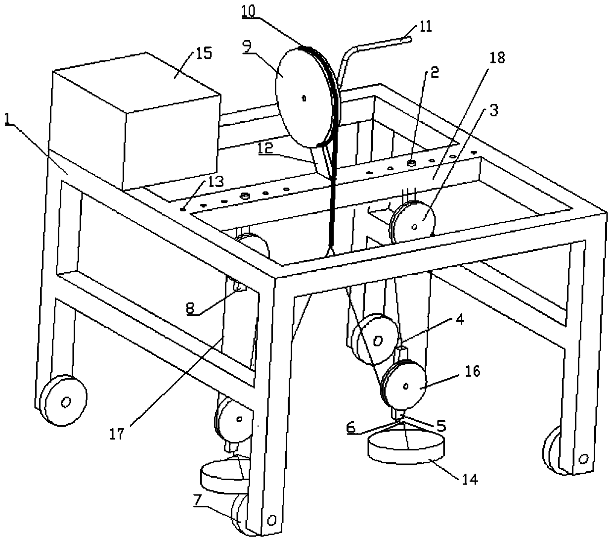 Manhole cover electromagnetism uncovering trolley