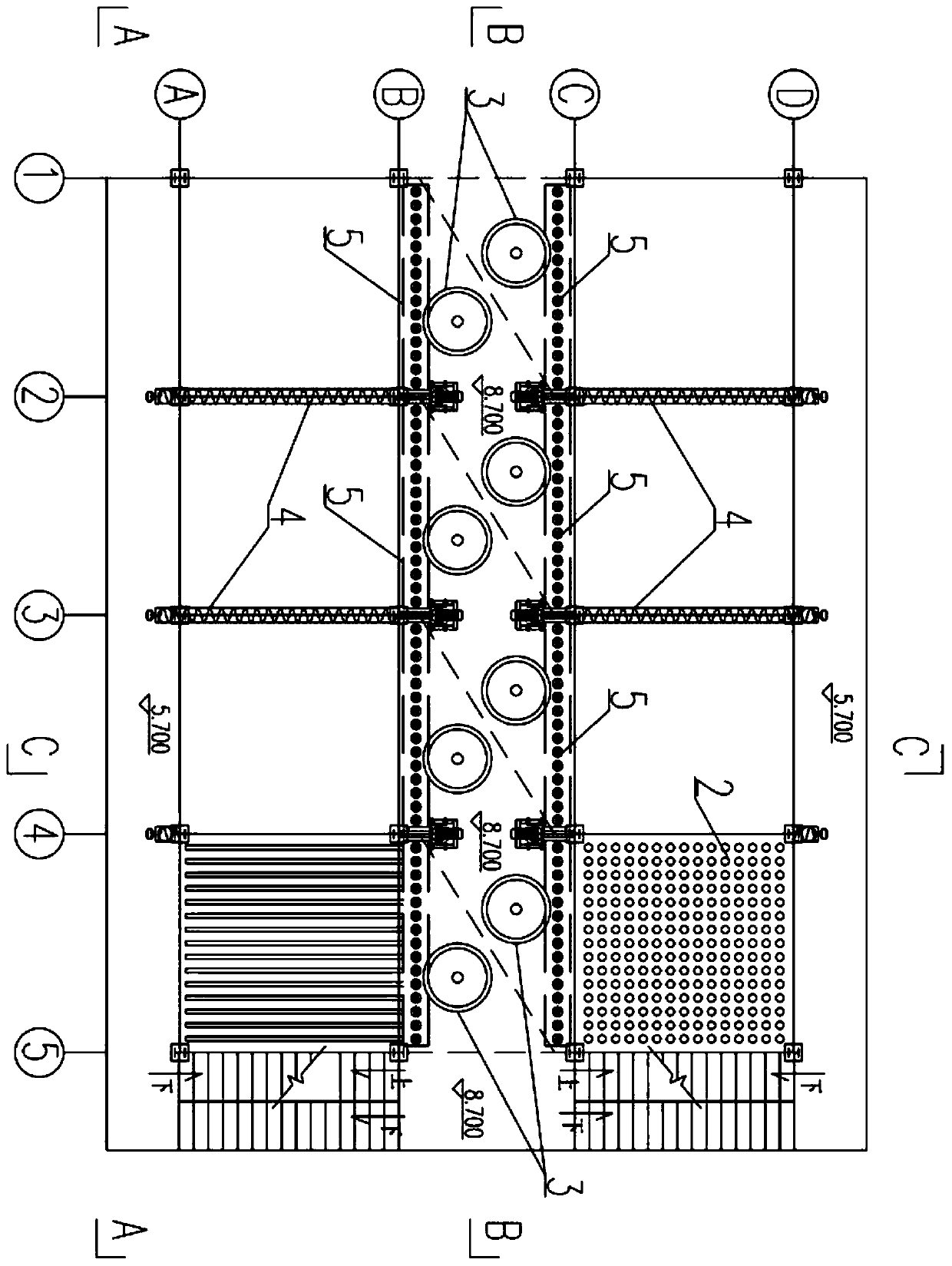 Double-layer outward filtering type pulse ash removal dust remover