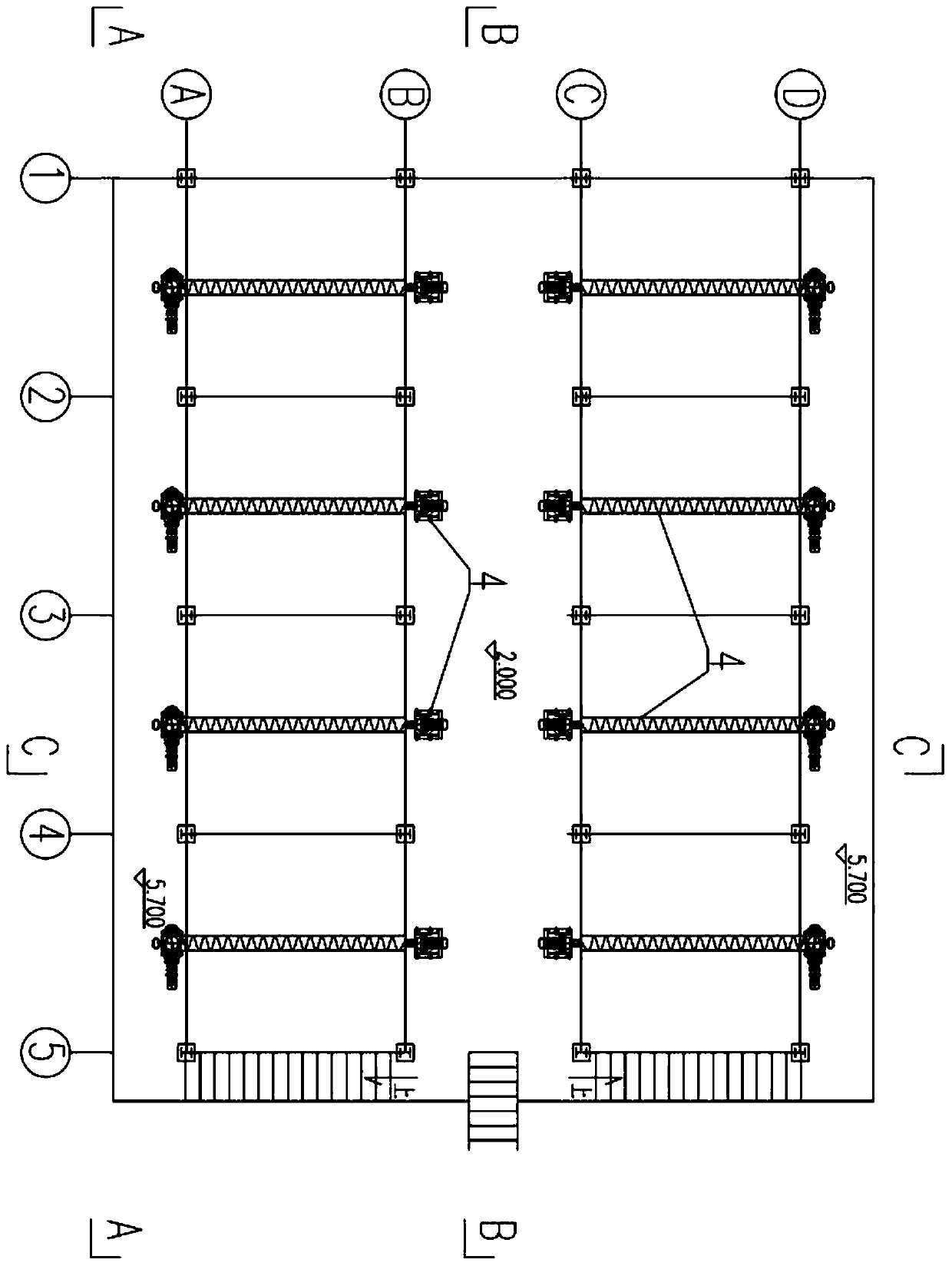 Double-layer outward filtering type pulse ash removal dust remover