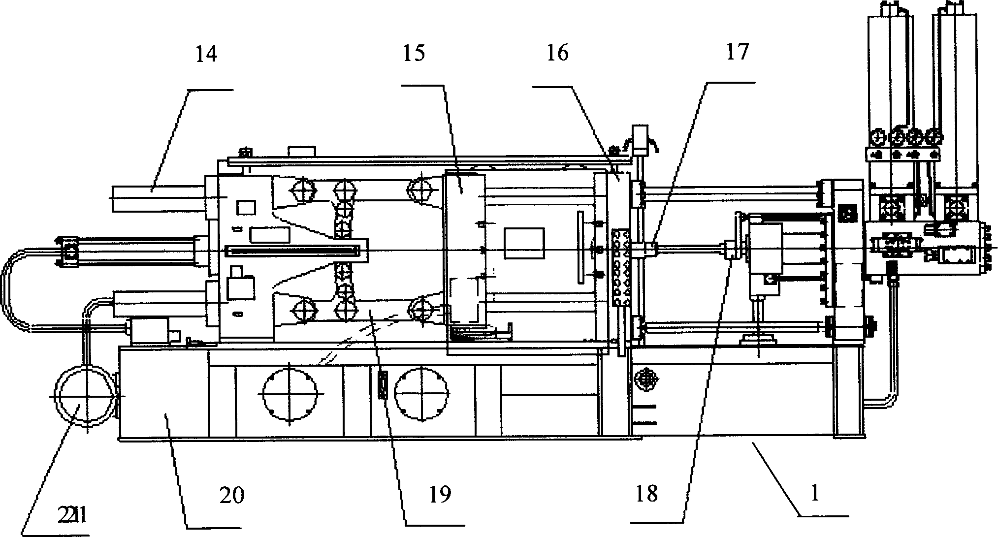 Computer measurement and control system for die-casting machine