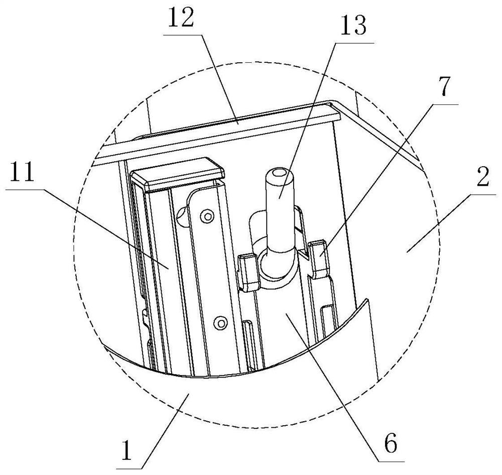 Stable assembly structure of storage device