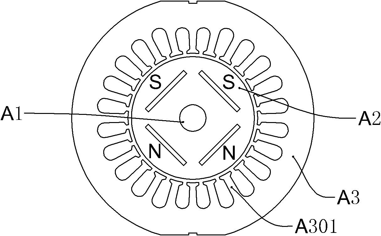 Start-up circuit and method for controlling permanent magnet synchronous motor