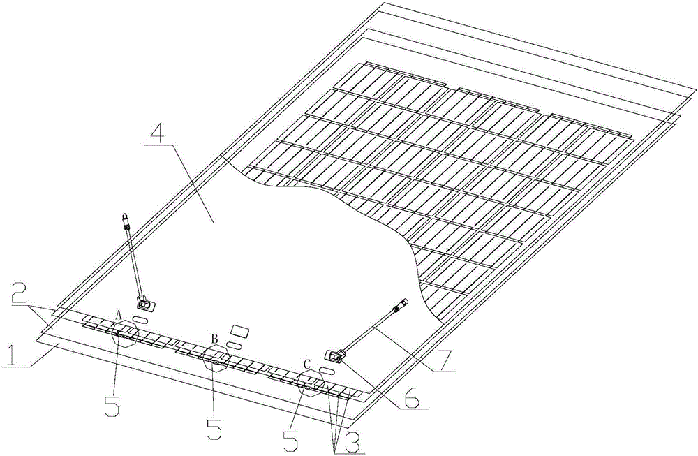 Photovoltaic assembly with built-in diodes