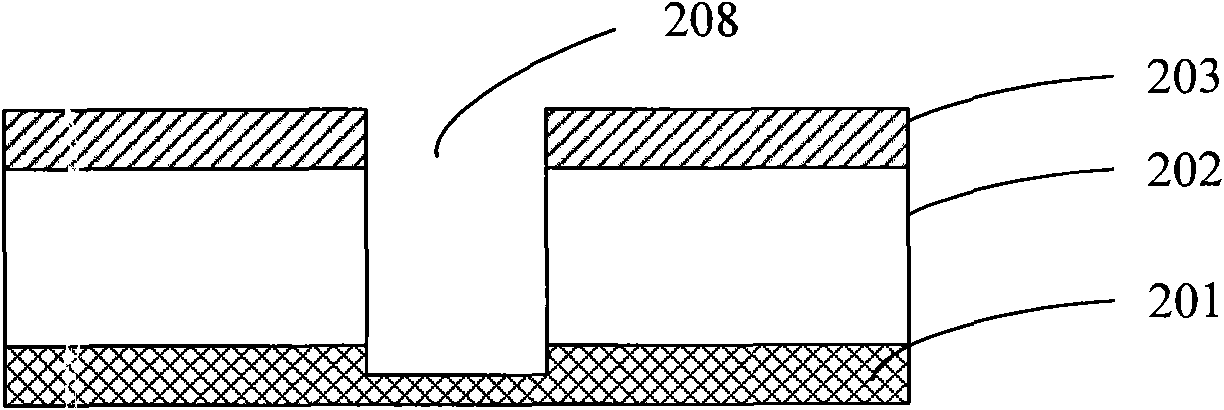 Method for etching metal connecting line