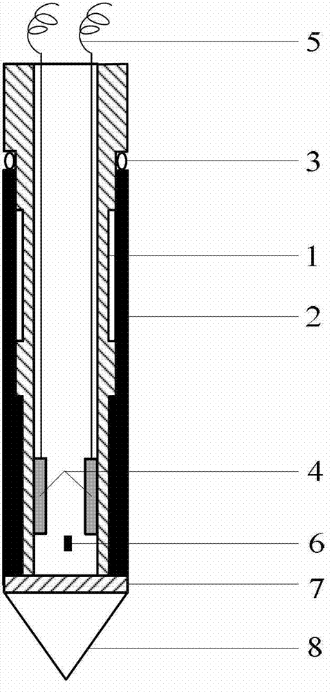 A micro-scale pore pressure static penetrating probe for effectively identifying extremely thin soil layers