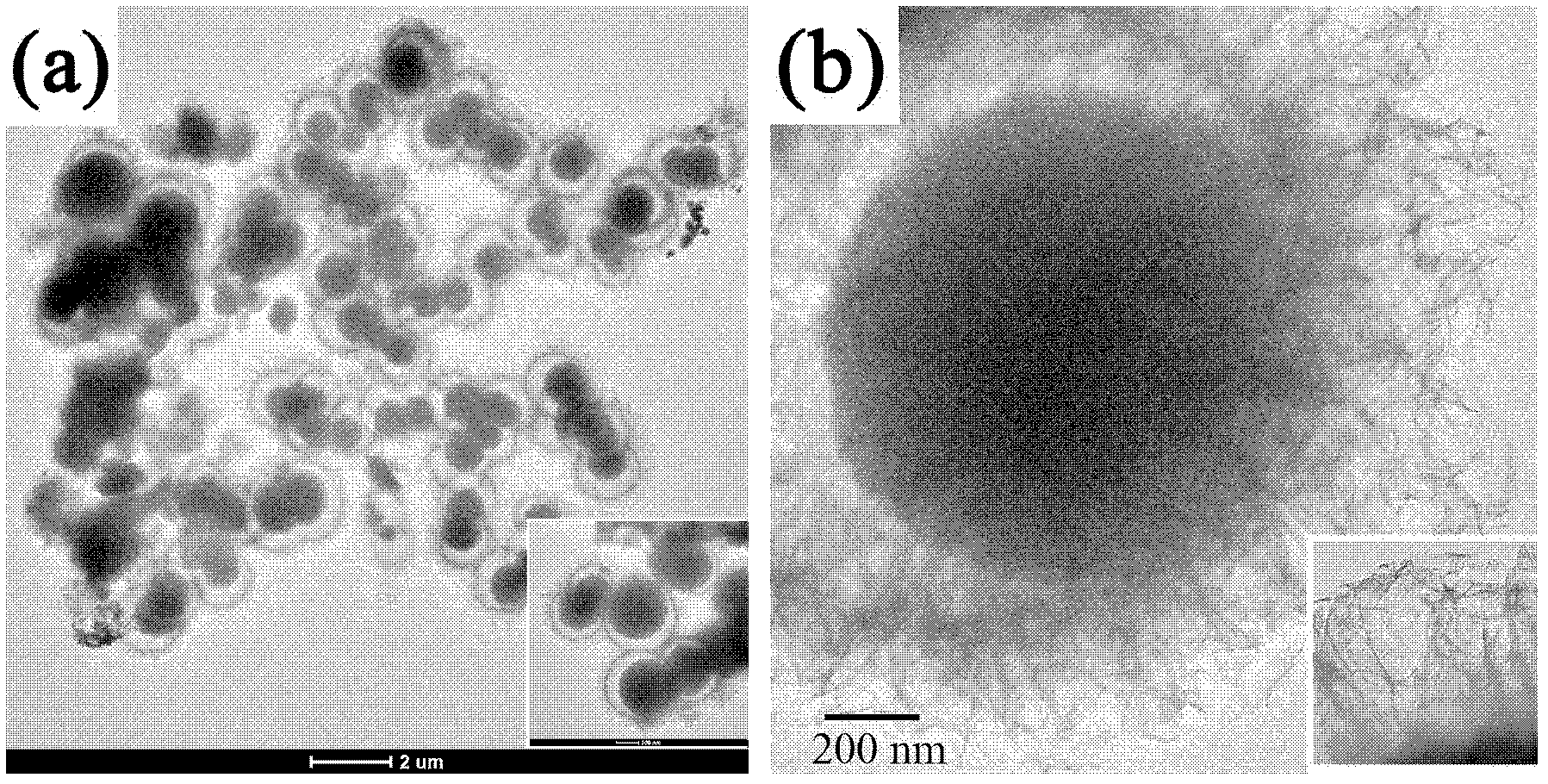 Preparation method and application of Fe3O4-Co3O4 porous magnetic composite material