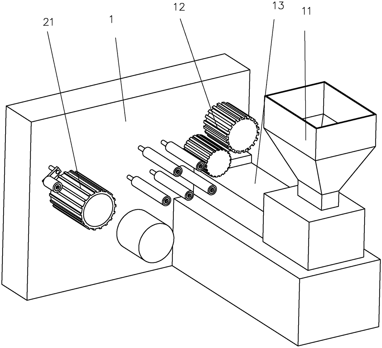 Straw packaging machine