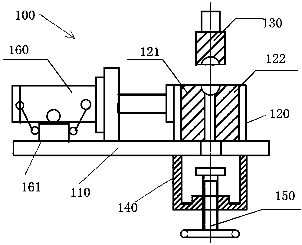 U-shaped ring punching die