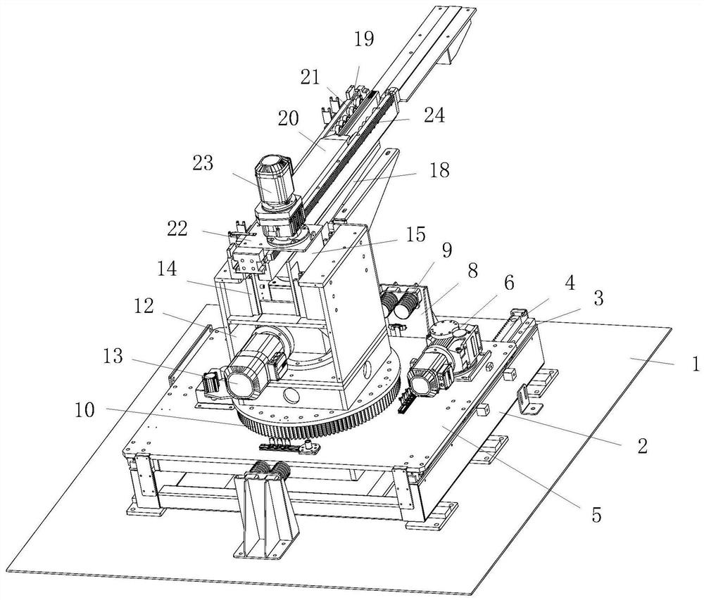 Feeding and discharging machine for cross cut shear line