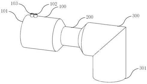 A petrochemical industry flue gas denitrification device and its use method