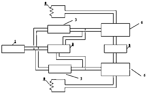 Novel hexafluoropropylene cracking temperature control system