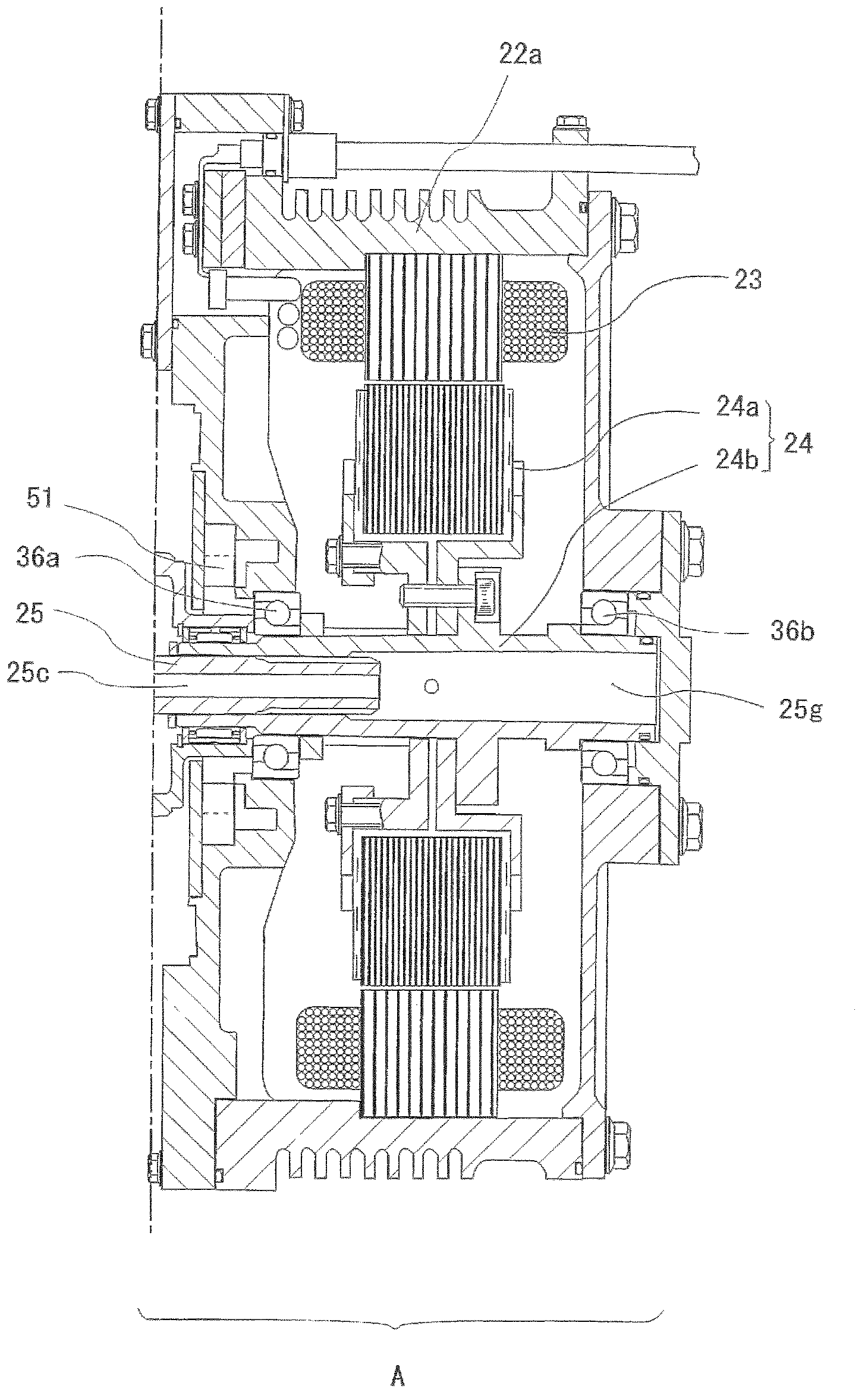 In-wheel motor driving device