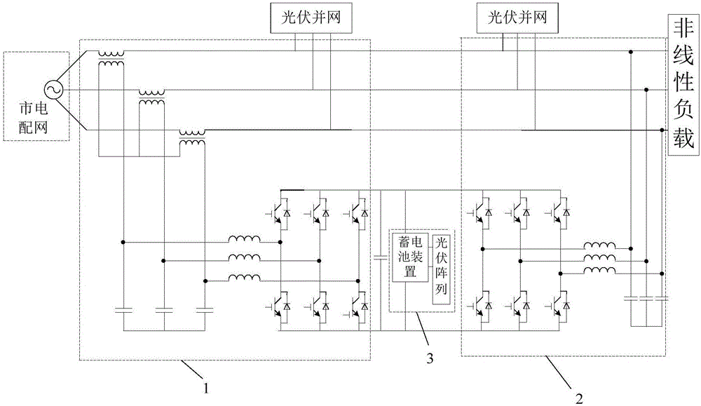 Photovoltaic containing power distribution network voltage drop detection compensation method