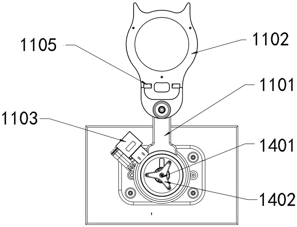 Manipulator self provided with wafer edge-searching sensor