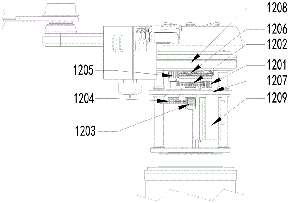 Manipulator self provided with wafer edge-searching sensor