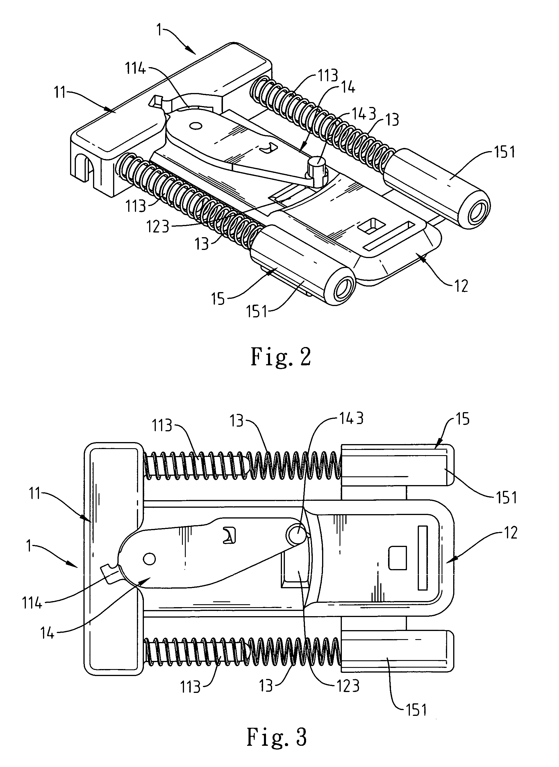 Push-open type slide structure