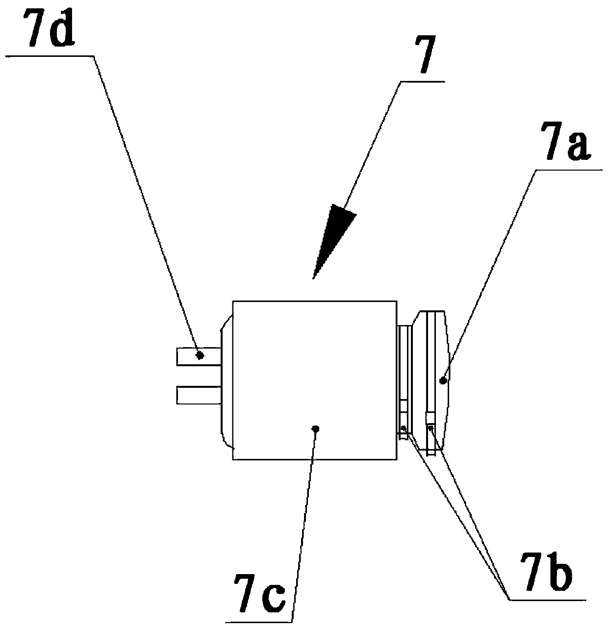 Positive-pressure breathing device for diving experiment of Bama miniature pig