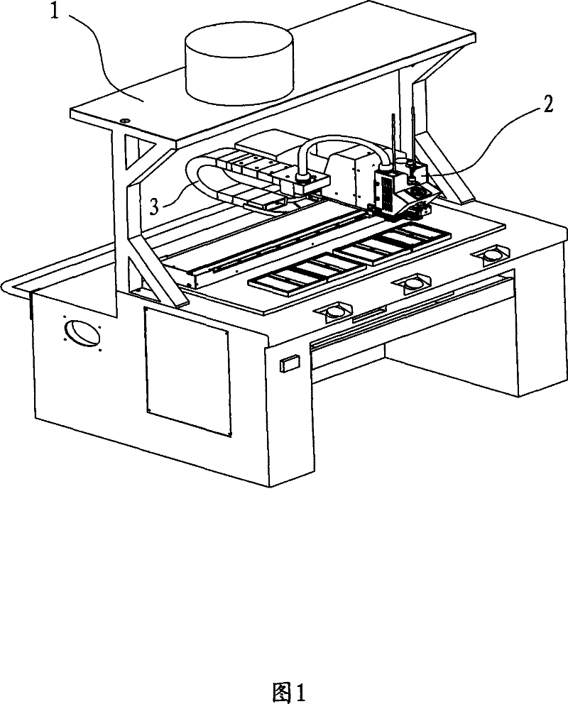 Nut implantation machine and implantation method thereof