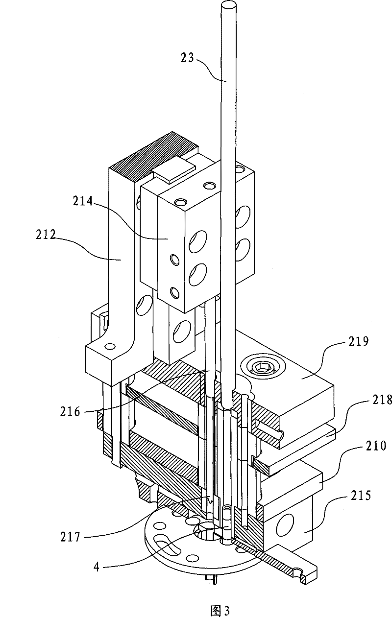 Nut implantation machine and implantation method thereof