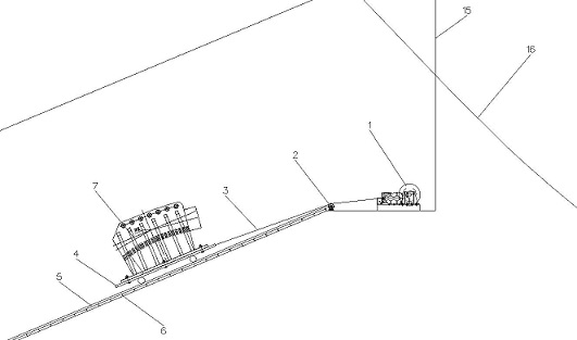 Installation and construction method for deeply-buried tunnel type anchorage splay saddle