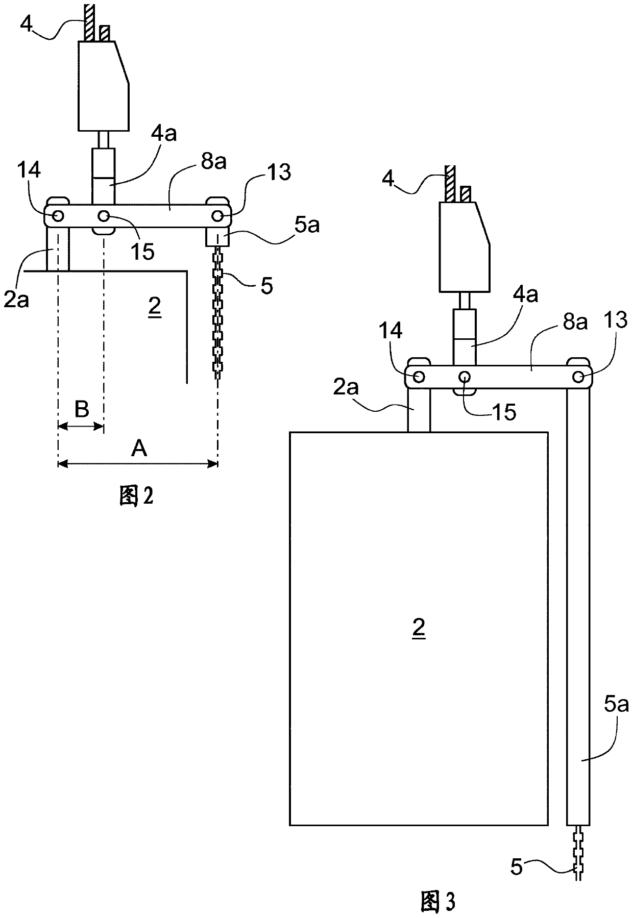 Device for adjusting the tension of elevator traction members