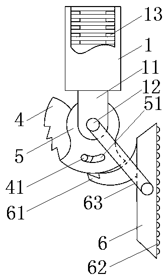 Lossless fixing chassis device for tripod tiptoes