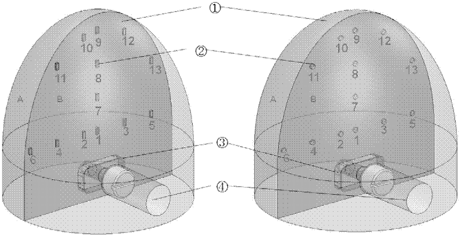 Dedicated breast phantom of CT equipment for breast