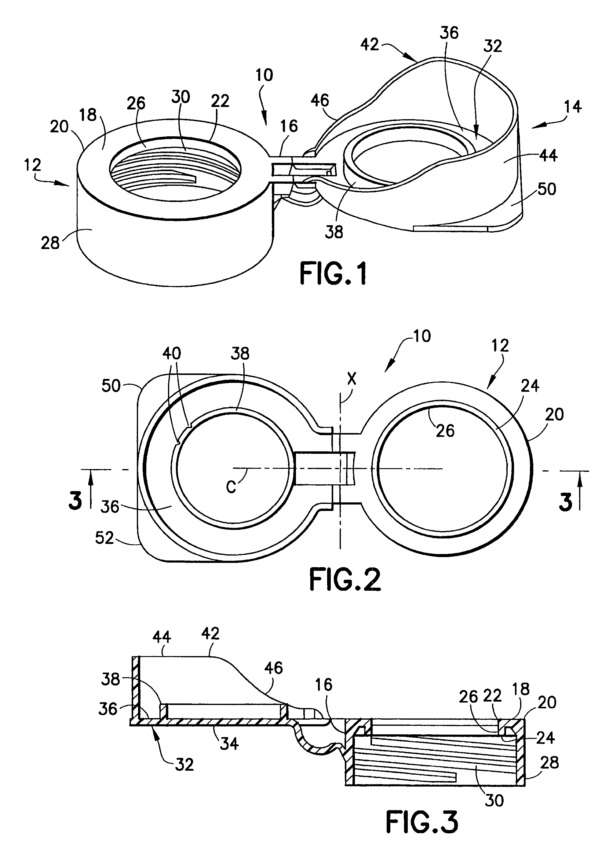 Flip top cap