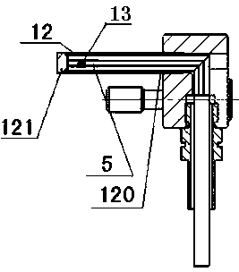 Vehicle bearing pedestal temperature monitoring device