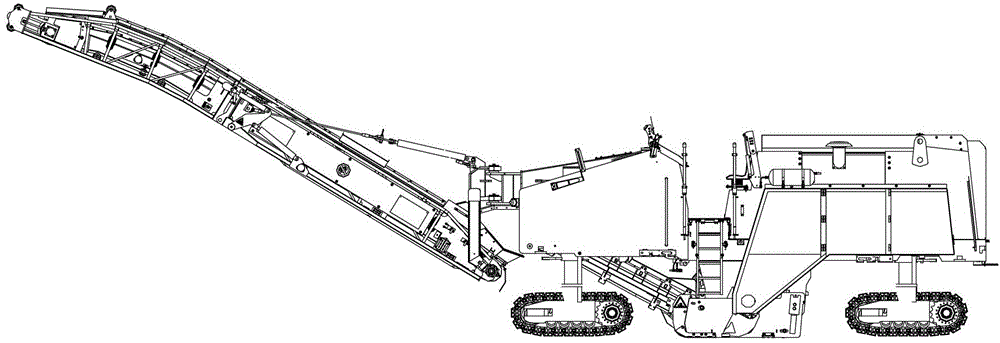 Control method and control system for traveling mechanism of milling planer