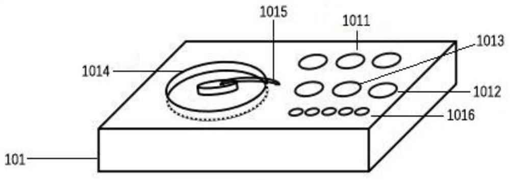 Integrated multifunctional sampling vehicle suitable for field detection