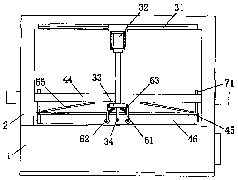 Leather cutting device for leather bag processing