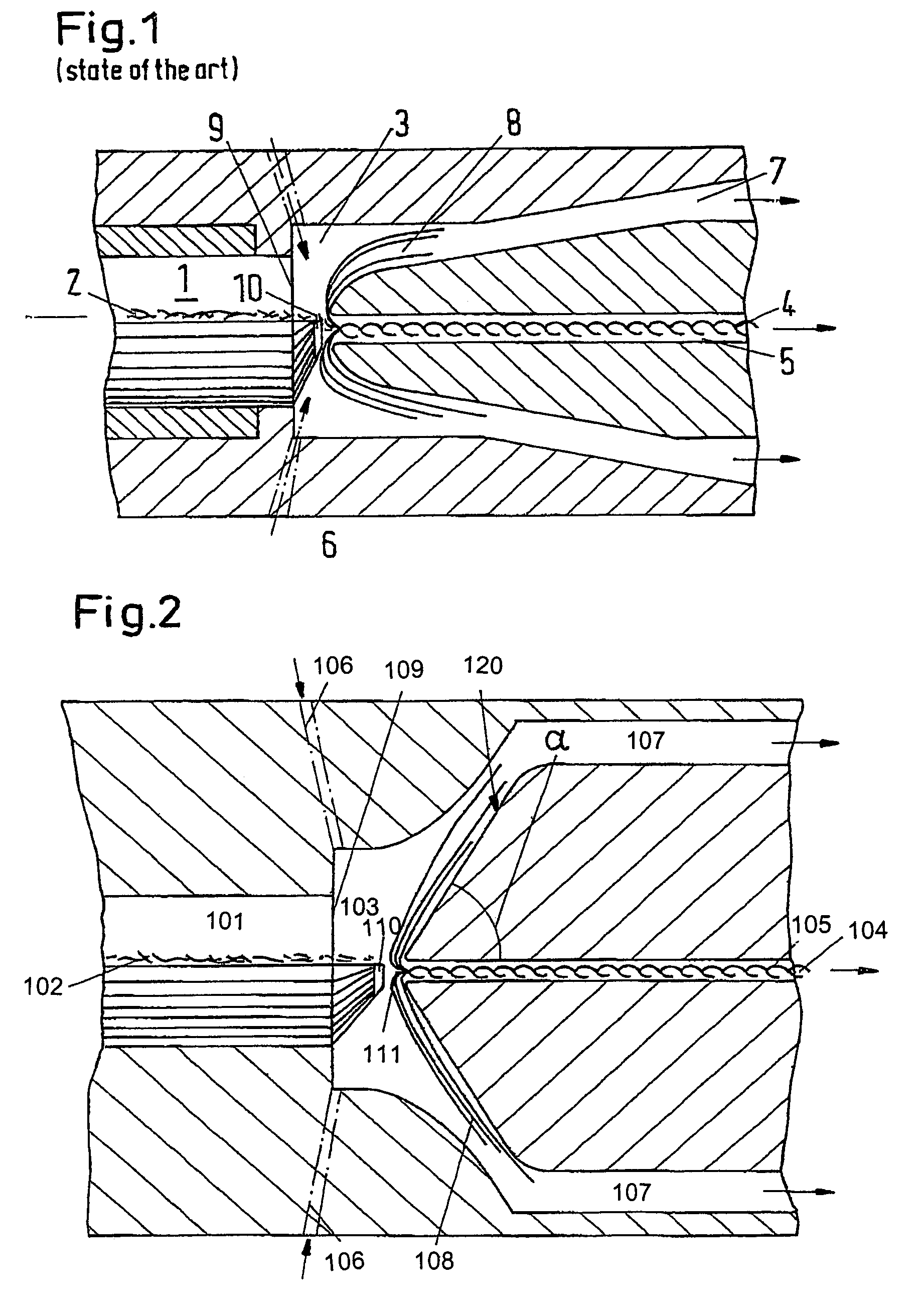 Device for producing a spun yarn