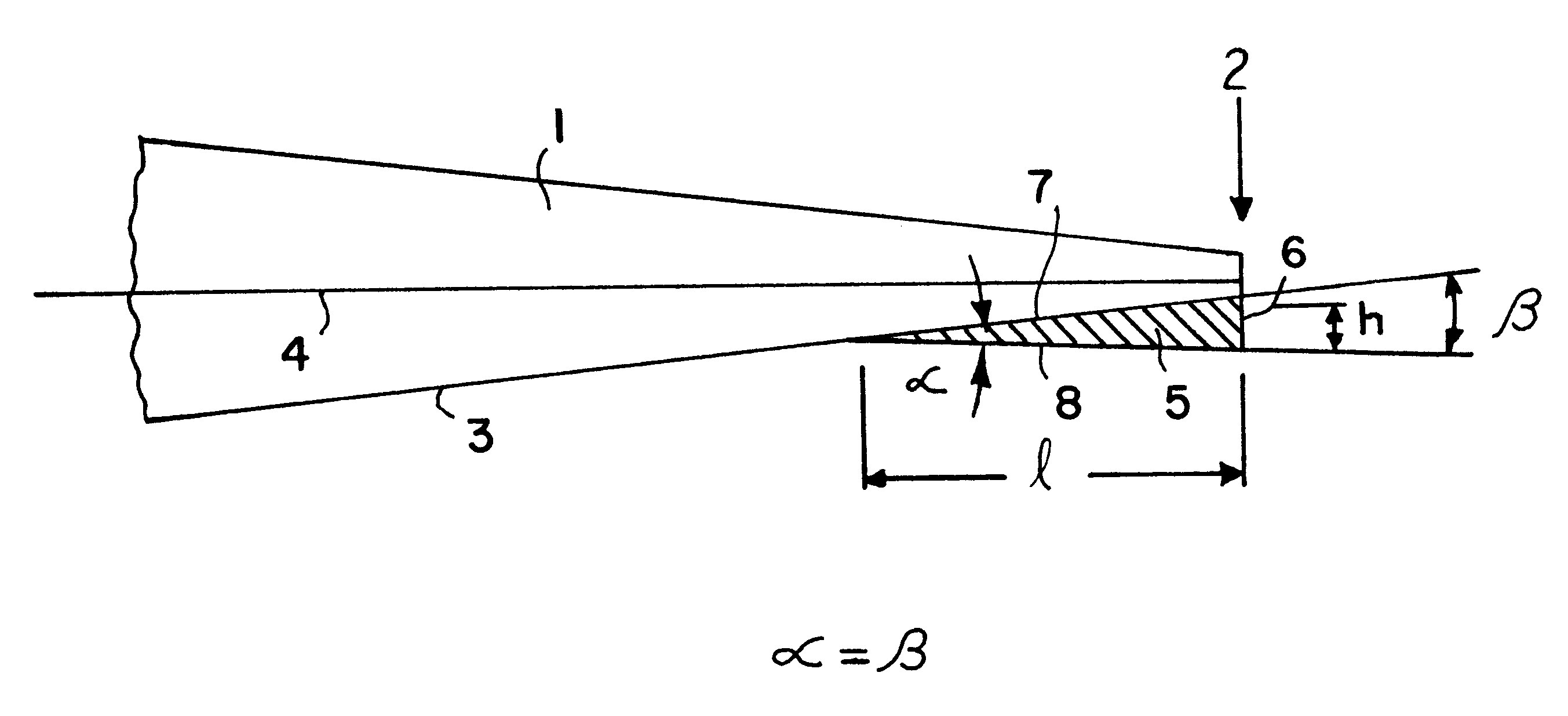 Trailing edge wedge for an aircraft wing