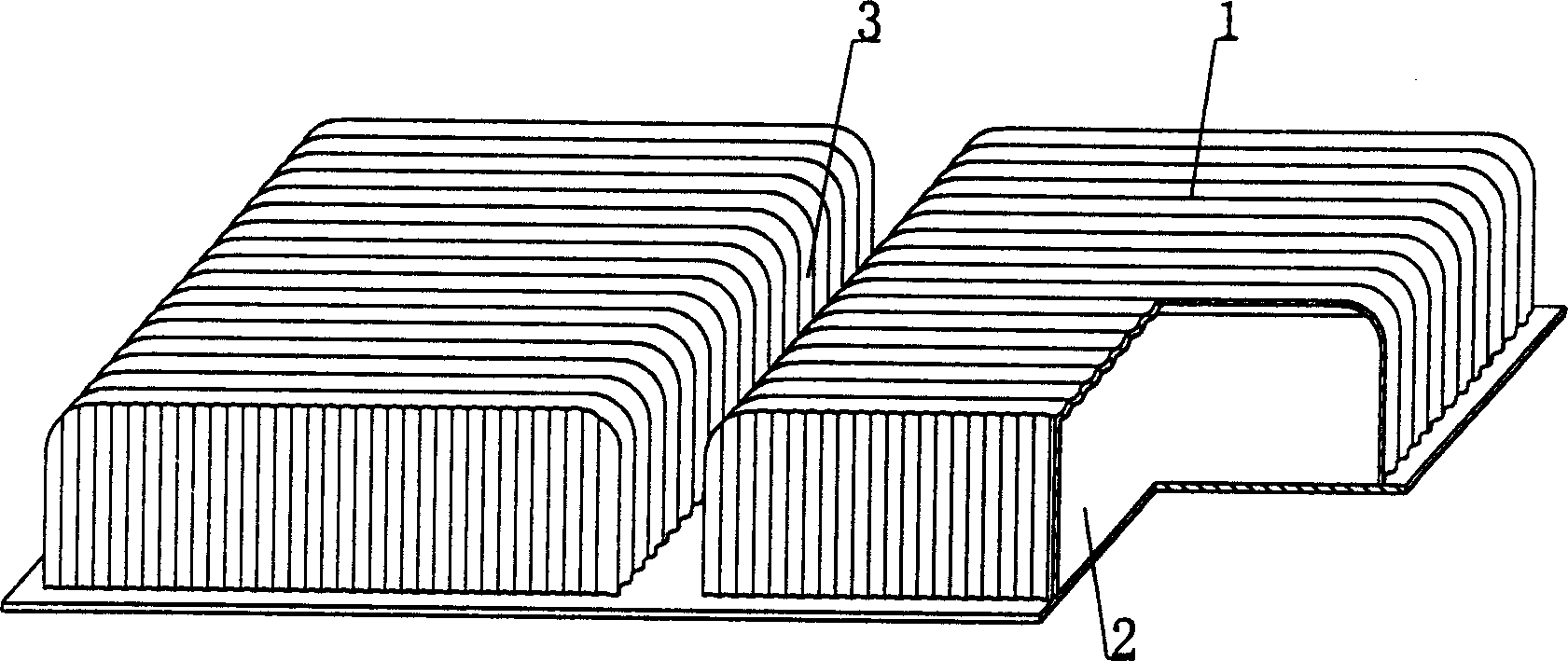 Cavity member for hollow slab