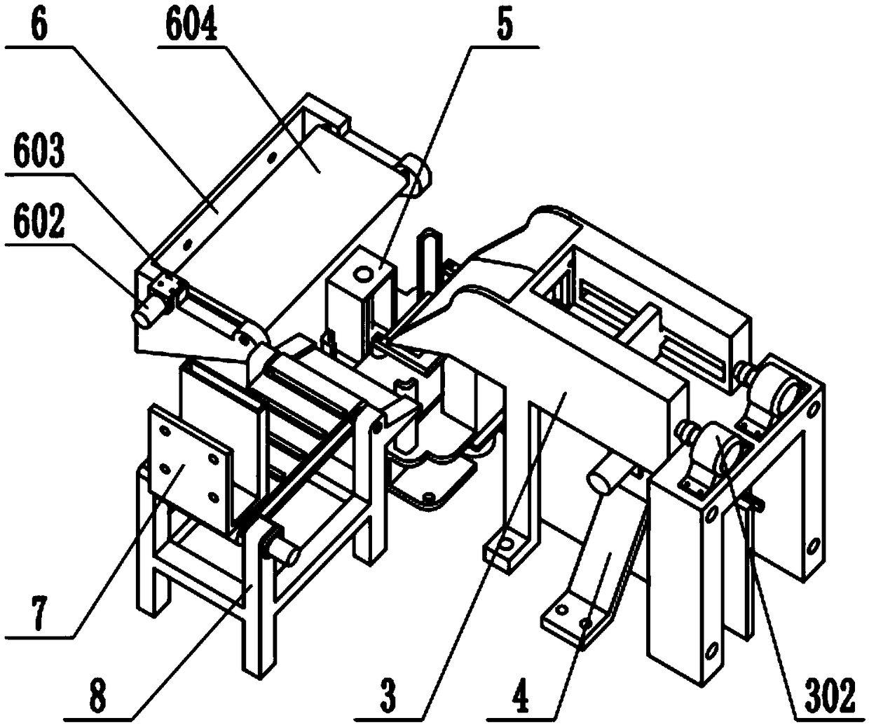 Automatic method and device for distributing dinner sets