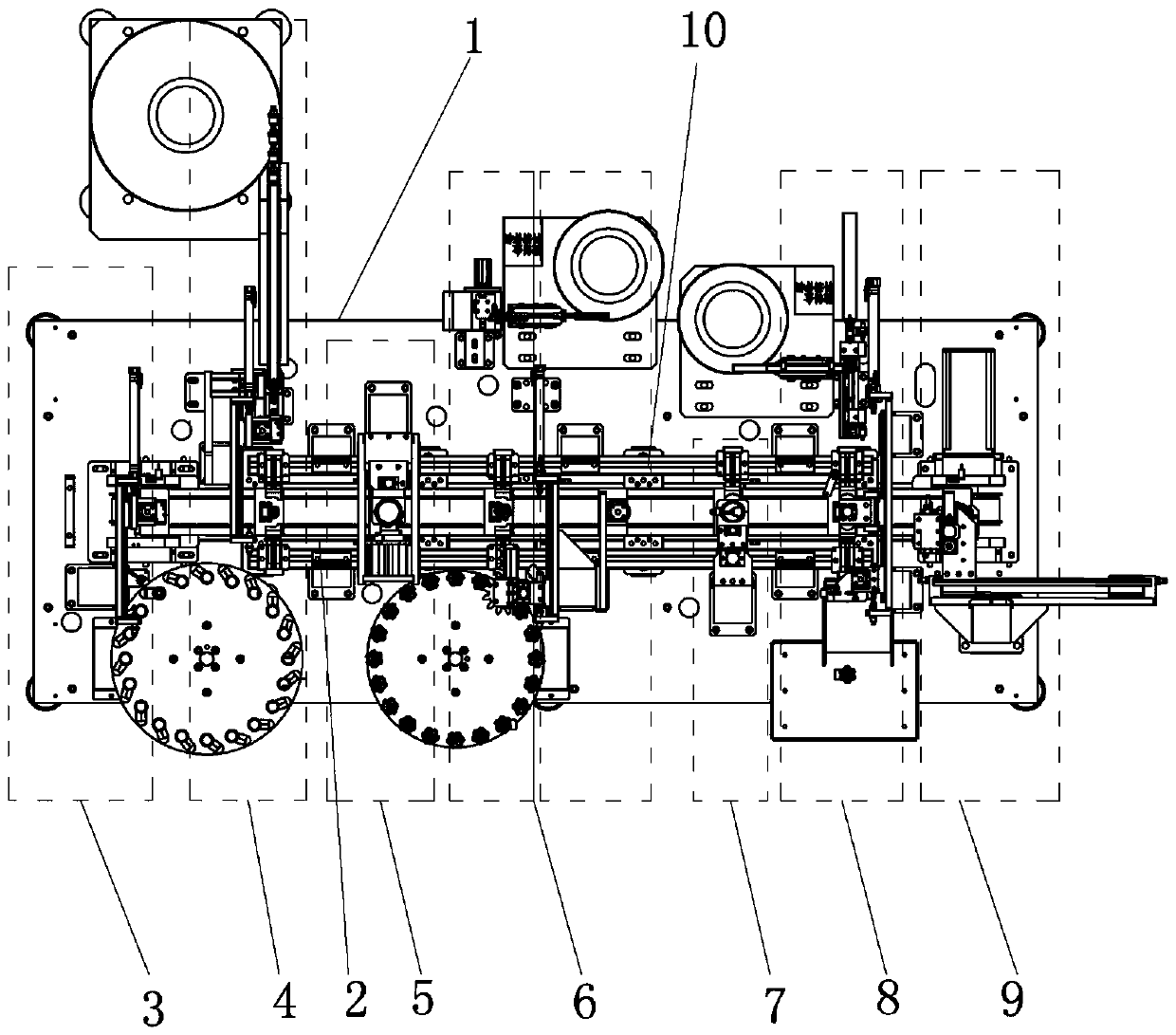 Full automatic angle valve assembly machine