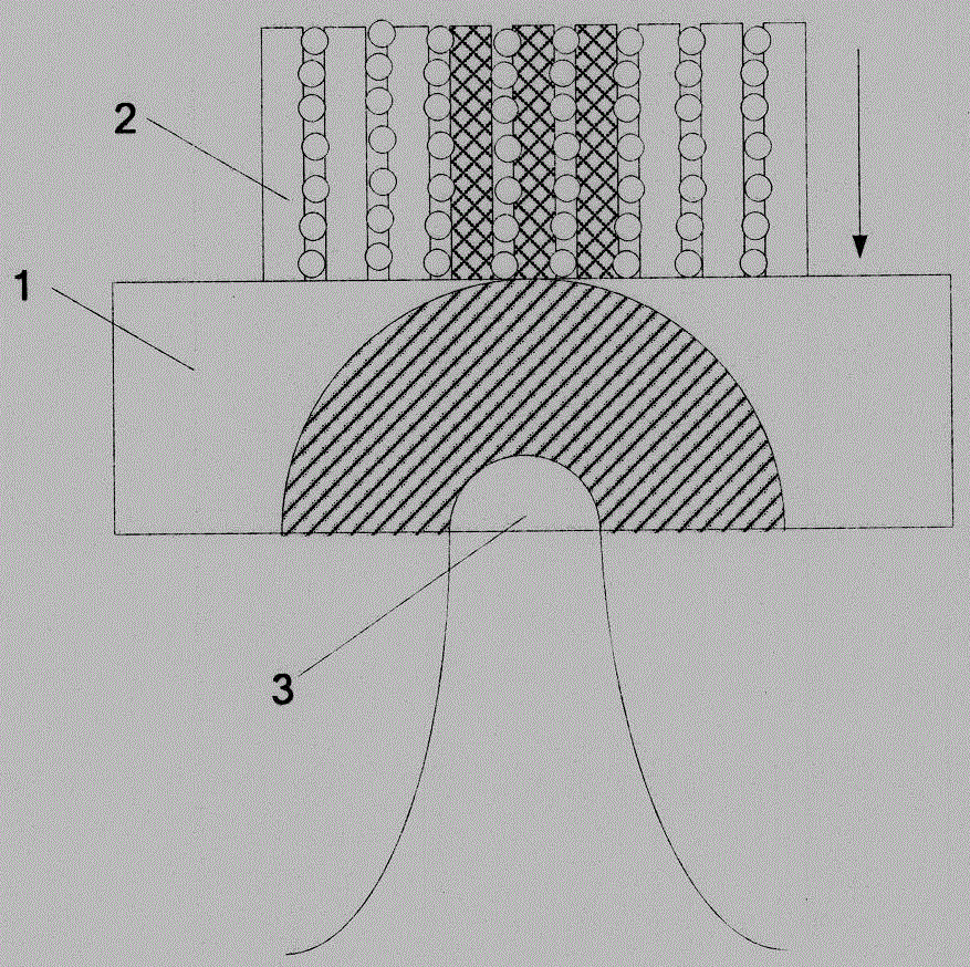 Method of constructing graphical magnetic micro-nano structure through laser beam direct writing